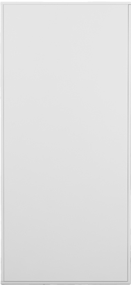 کتابخانه مینیمال درب مگنتی سفید مدل L.0011