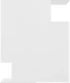 کتابخانه ام دی اف سفید دارای چهار طبقه مدل L.0013