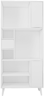 کتابخانه ام دی اف مینیمال قفل مگنتی مدل L.0015