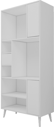 کتابخانه ام دی اف مینیمال قفل مگنتی مدل L.0015