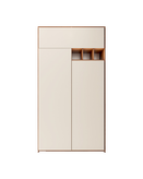 کمد مینیمال سفید قهوه ای با اتصالات الیت ترک مدل C.L008