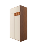 کمد مینیمال سفید قهوه ای با اتصالات الیت ترک مدل C.L008