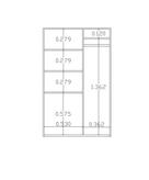 کمد ام دی اف سفید ضد خش مدل C.L009