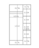 کمد مینیمال سفید ام دی اف درب مگنتی مدل C.L0010