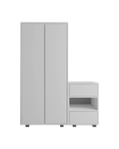 کمد سفید ام دی اف با روکش ضدخش مدل C.L0011