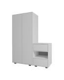 کمد سفید ام دی اف با روکش ضدخش مدل C.L0011