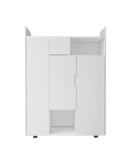 کمد سفید مینیمال ام دی اف با روکش برجسته مدل C.L0012