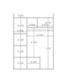 کمد سفید مینیمال ام دی اف با روکش برجسته مدل C.L0012
