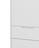 کمد سفید ام دی اف ضدخش مدل C.L0016