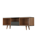 میز تلویزیون طوسی قهوه ای مینیمال ام دی اف مدل T.S007