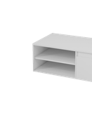 شلف دیواری تلویزیون ام دی اف سفید مدل W.B0011