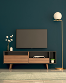 میز تلویزیونطوسی قهوه ای ام دی اف ضدخش مدل T.S008