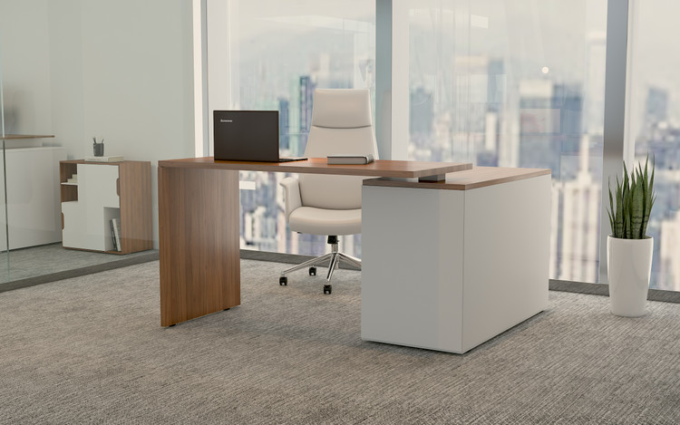 ست اداری مدیریت Set.Of004 – میز مدیریتی و فایل MDF ضدخش