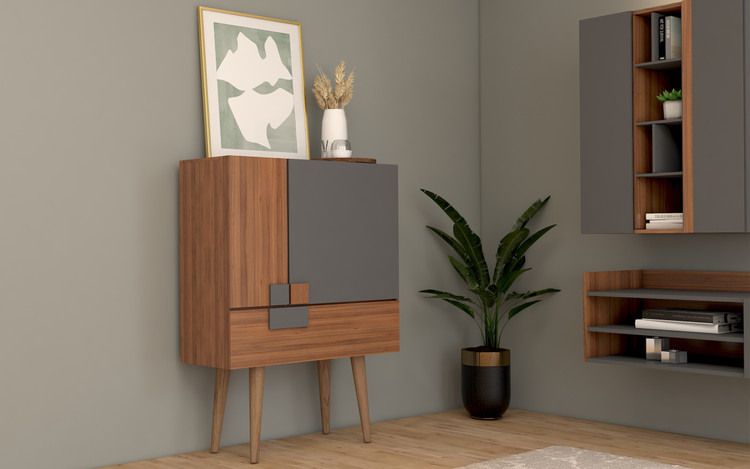 ست شلف تی وی و کنسول کمجا Set002 – MDF ضدخش