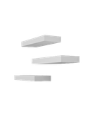 شلف دیواری ام دی اف سفید دارای روکش مقاوم مدل S.H009