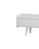 میز تلویزیون ام دی اف سفید دارای قفل مگنتی توکار مدل T.S0012