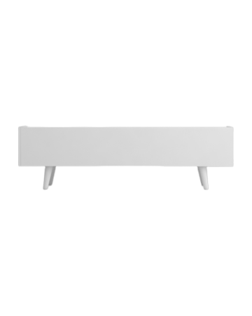میز تلویزیون ام دی اف سفید دارای قفل مگنتی توکار مدل T.S0012