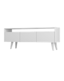 میز تلویزیون ام دی اف سفید مینیمال مدل T.S0013