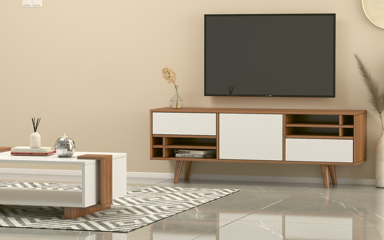 ست میز جلو مبلی، میز تلویزیون و کنسول کمجا Set003 – MDF ضدخش