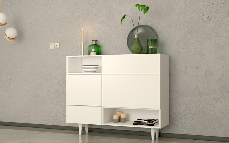 ست میز جلو مبلی، میز تلویزیون و کنسول کمجا Set007 – MDF ضدخش