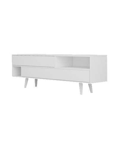 میز تلویزیون سفید مینیمال ام دی اف مدل T.S0015