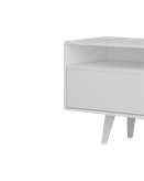 میز تلویزیون سفید مینیمال ام دی اف مدل T.S0015