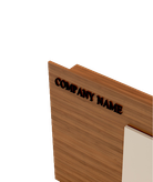 کانتر پذیرش سفید قهوه ای ام دی اف درب مگنتی مدل R.E004