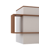 کانتر پذیرش سفید رنگ ام دی اف با کیفیت مدل R.E006