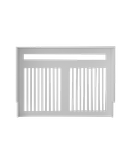 کاور شوفاژ C.R.001 سفید ام دی اف