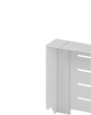 کاور شوفاژ سفید ام دی اف مدل C.R.003 با بهترین کیفیت