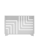 کاور شوفاژ سفید با روکش ضدخش برجسته مدل C.R.004