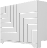 کاور شوفاژ سفید با روکش ضدخش برجسته مدل C.R.004