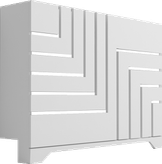 کاور شوفاژ سفید با روکش ضدخش برجسته مدل C.R.004