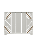 کاور شوفاژ سفید قهوه ای ام دی اف ضدخش مدل C.R.008