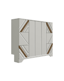 کاور شوفاژ سفید قهوه ای ام دی اف ضدخش مدل C.R.008