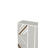 کاور شوفاژ سفید قهوه ای ام دی اف ضدخش مدل C.R.008