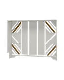 کاور شوفاژ سفید قهوه ای ام دی اف ضدخش مدل C.R.008