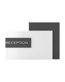 کانتر پذیرش سفید مشکی مینیمال مدل R.E008