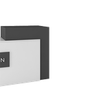 کانتر پذیرش سفید مشکی مینیمال مدل R.E008