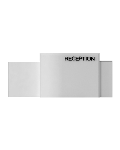 کانتر پذیرش ام دی اف سفید رنگ مدل R.E0011