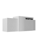 کانتر پذیرش ام دی اف سفید رنگ مدل R.E0011