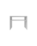 میز عسلی ام دی اف سفید و روکش برجسته مدل T.T.001