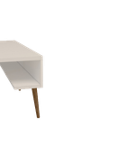 میز عسلی ام دی اف سفید با روکش ضدخش مدل T.T.003