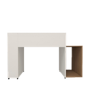 میز کامپیوتر سفید قهوه ای مینیمال مدل C.D008