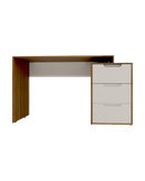 میز کارمندی مینیمال سفید با دستگیره های مگنتی مدل S.D006
