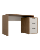 میز کارمندی مینیمال سفید با دستگیره های مگنتی مدل S.D006