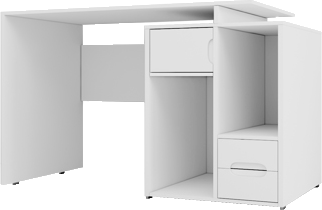 میز کارمندی مینیال با دستگیره مگنتی مدل S.D0012