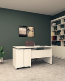 میز مدیریتی ام دی اف با درب مگنتی مدل M.D0012