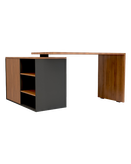 میز مدیریتی مشکی قهوه ای ام دی اف مدل M.D003