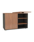 میز مدیریتی مشکی قهوه ای ام دی اف مدل M.D003